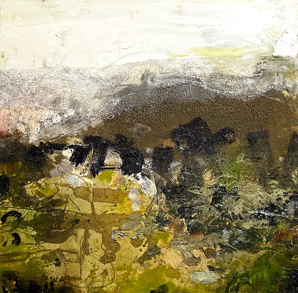 Jörg Miszewski, Malerei auf Leinwand - Kleine Landschaft