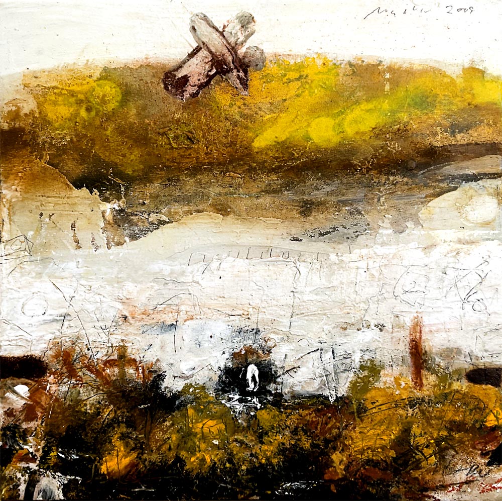 Jörg Miszewski, Malerei auf Leinwand - Kleine Landschaft