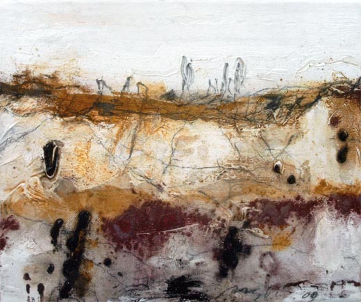 Jörg Miszewski, Malerei auf Leinwand - Kleine Landschaft