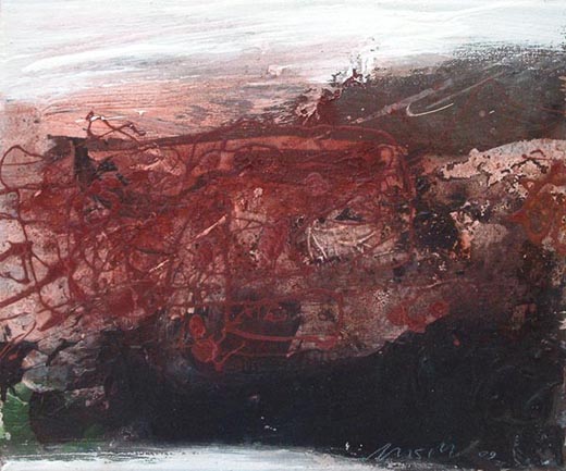 Jörg Miszewski, Malerei auf Leinwand - ohne Titel